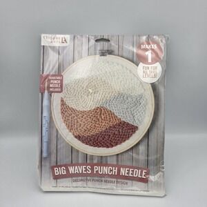 Leisure Arts Punch Needle Kit 526-13 Big Waves 2019 NO LOOP INCLUDED